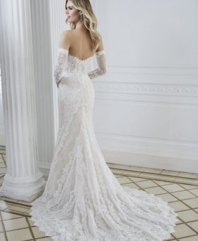 robe de mariée sirène en dentelle -CHERYL
